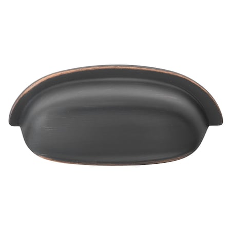 Gliderite Hardware 2-1/2 in. Center to Center Oil Rubbed Bronze Classic Bin Pull - 4081-ORB, 10PK 4081-ORB-10